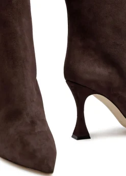 Miralonepla 90 suede knee-high boots