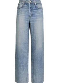 Miramar jeans-print terry trousers