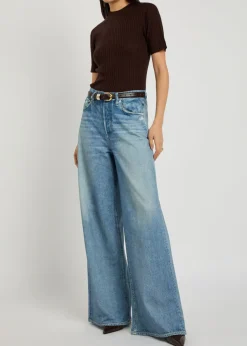 Miramar Sofie jeans-print terry trousers