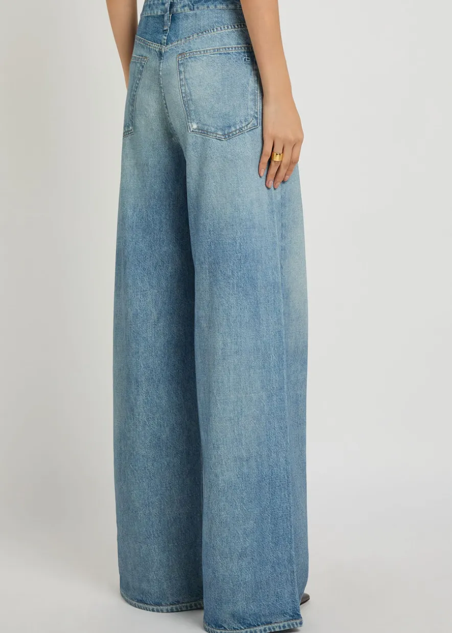 Miramar Sofie jeans-print terry trousers
