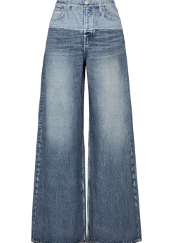 Miramar Sofie printed chambray trousers