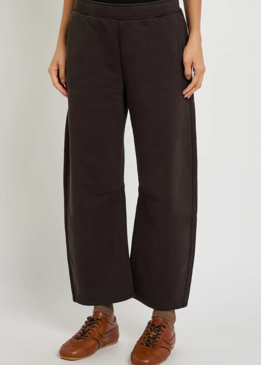 Miro barrel-leg cotton sweatpants