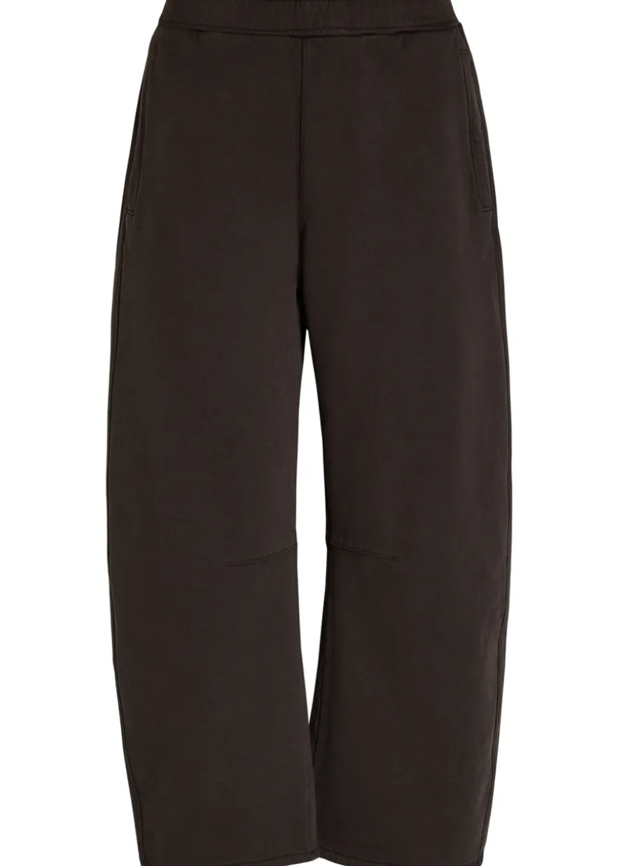 Miro barrel-leg cotton sweatpants