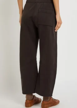 Miro barrel-leg cotton sweatpants