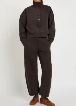 Miro barrel-leg cotton sweatpants