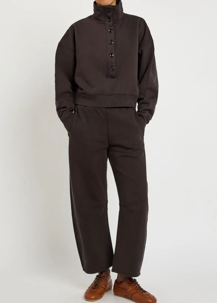 Miro barrel-leg cotton sweatpants