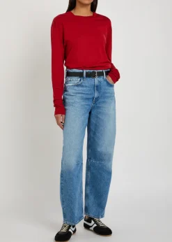 Miro barrel-leg jeans