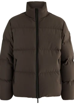 Misonet quilted shell coat