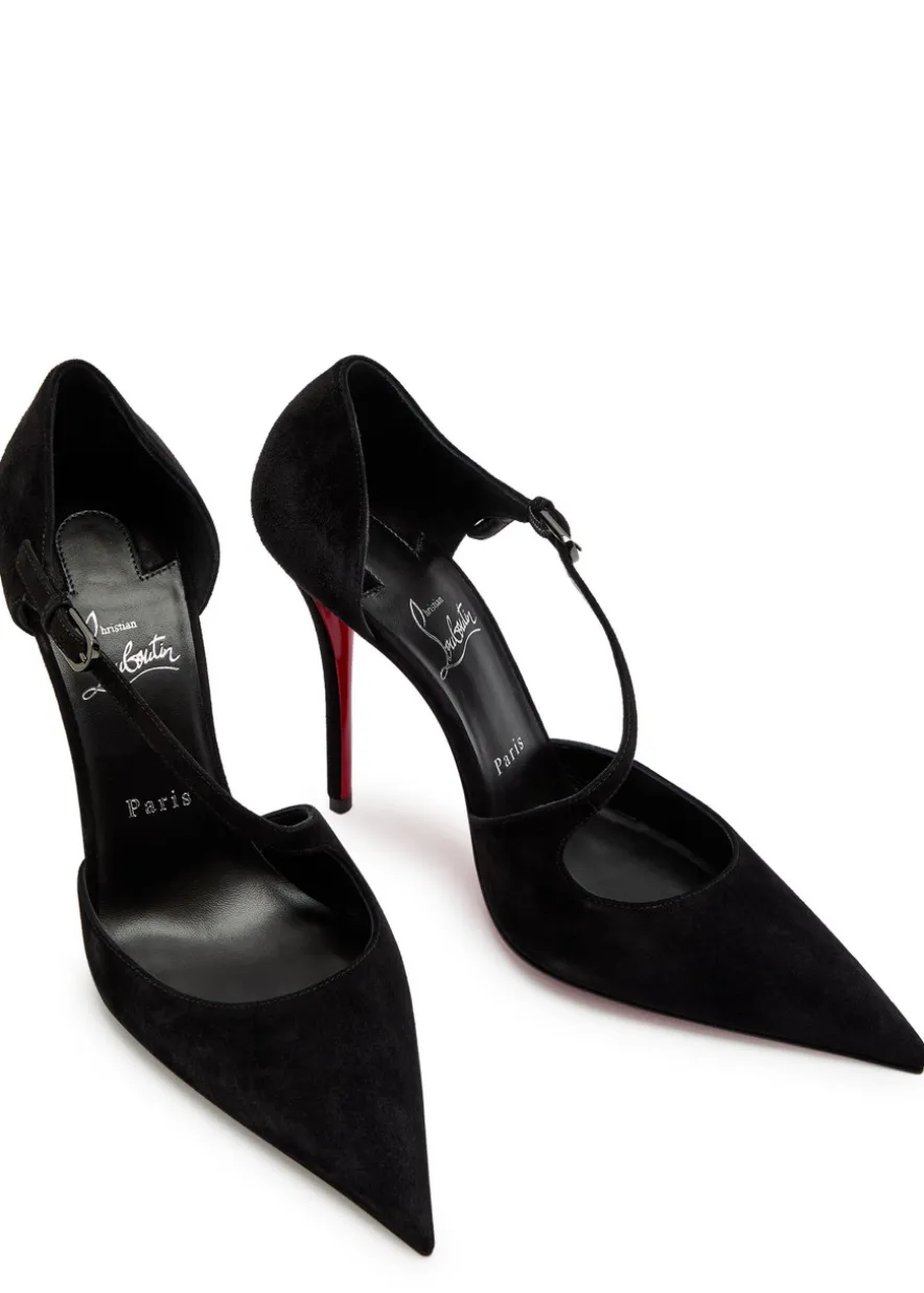 Miss Ziggyta 100 suede pumps