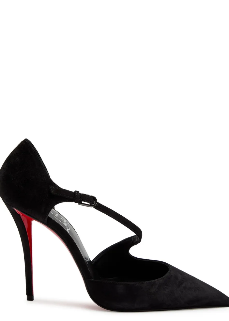 Miss Ziggyta 100 suede pumps