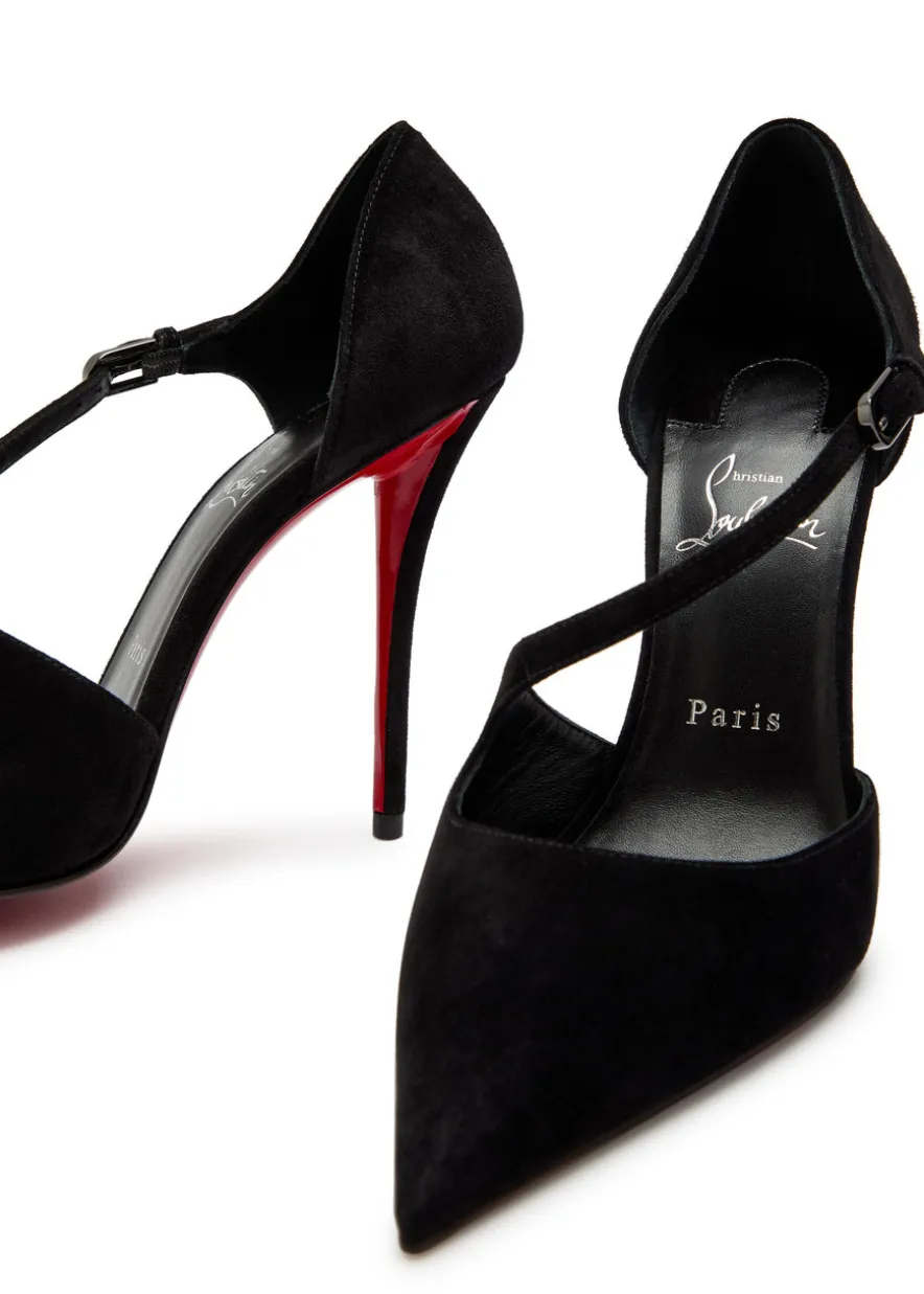 Miss Ziggyta 100 suede pumps