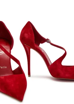Miss Ziggyta 100 suede pumps