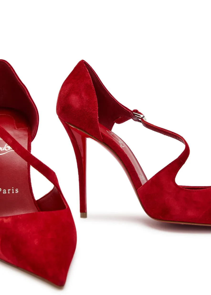 Miss Ziggyta 100 suede pumps