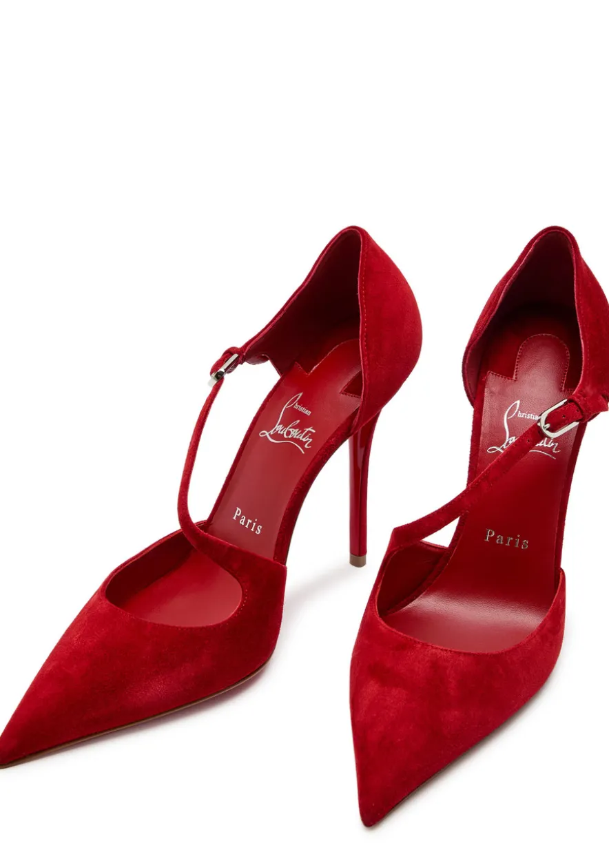 Miss Ziggyta 100 suede pumps