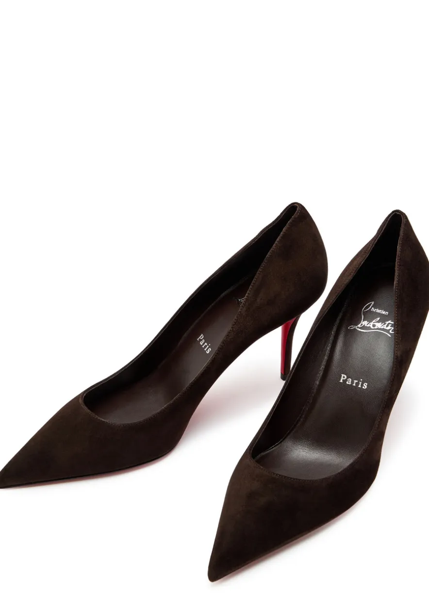 Miss Z 80 suede pumps