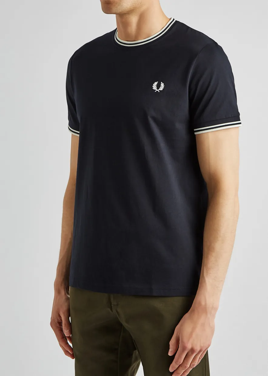 M1588 navy cotton T-shirt