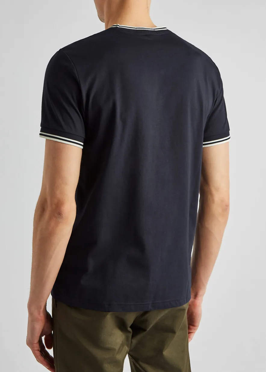 M1588 navy cotton T-shirt