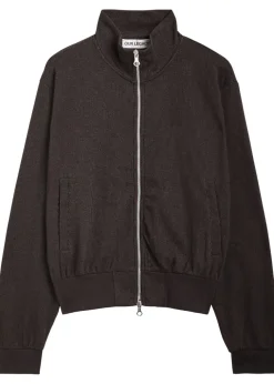 Mob striped cotton-blend track jacket