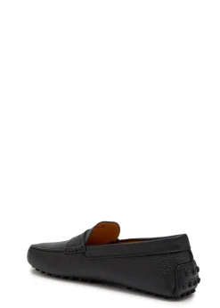 Mocassino grained leather loafers