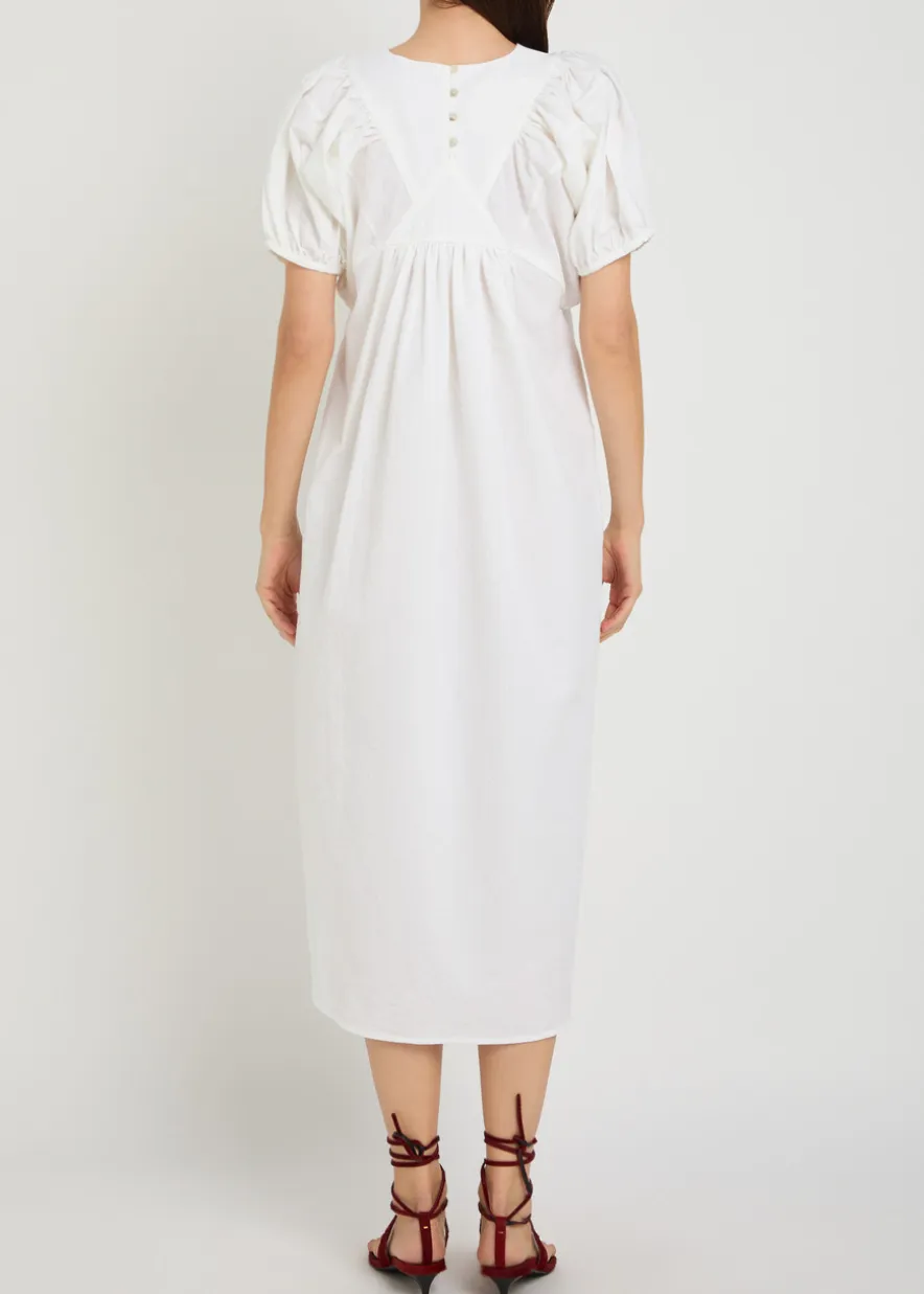 Mo crinkled cotton maxi dress