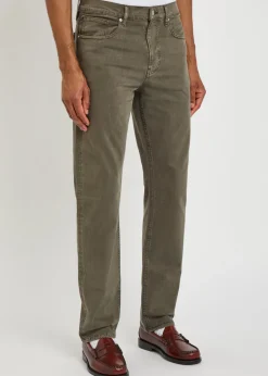 Modern slim straight-leg jeans