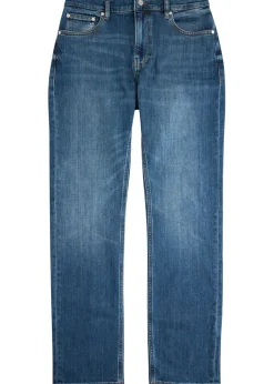 Modern straight-leg jeans
