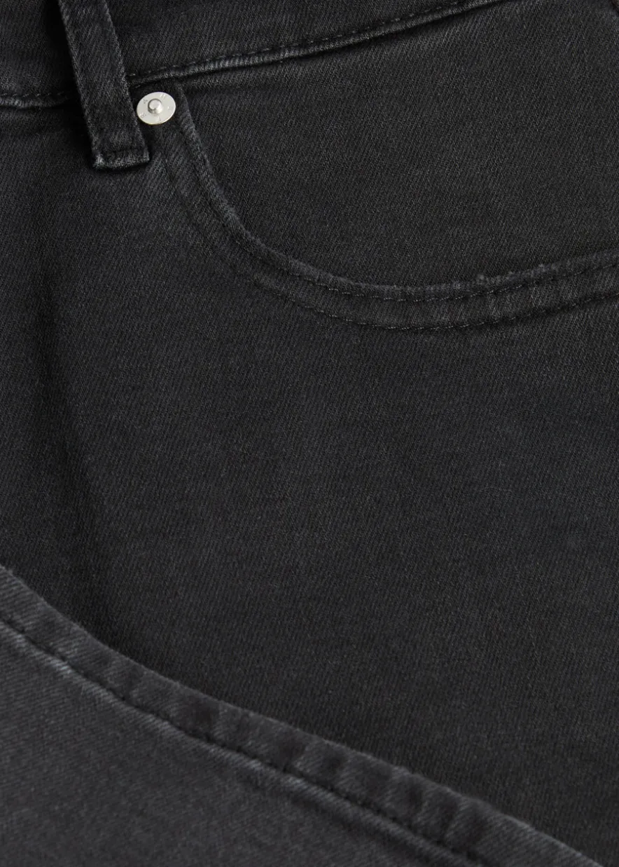 Modern straight-leg jeans