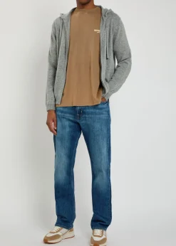 Modern straight-leg jeans