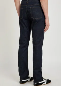 Modern straight-leg jeans