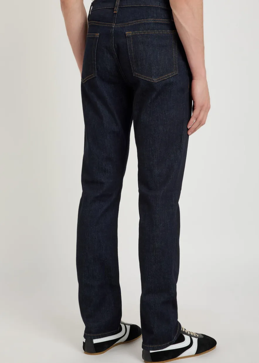 Modern straight-leg jeans