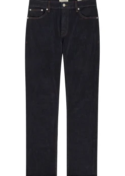 Modern straight-leg jeans