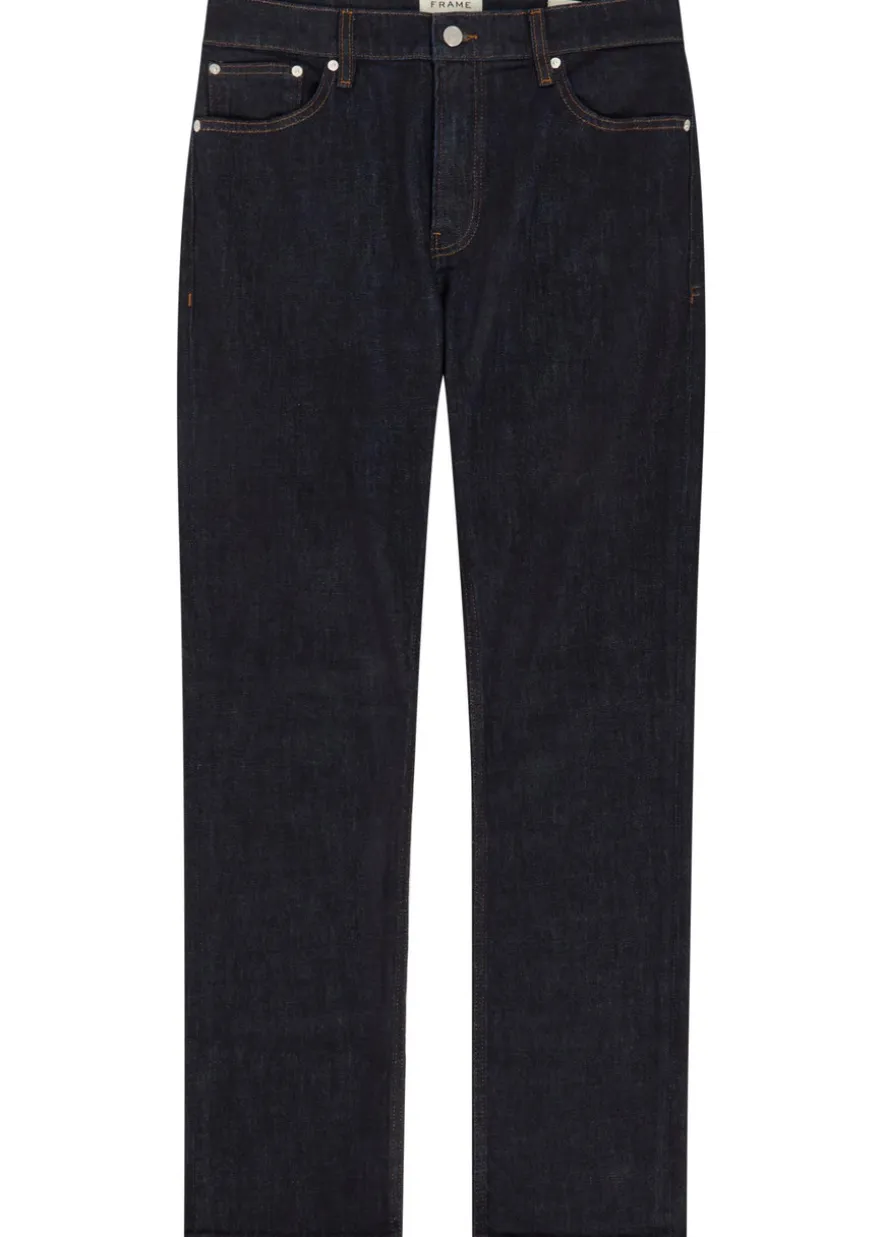 Modern straight-leg jeans