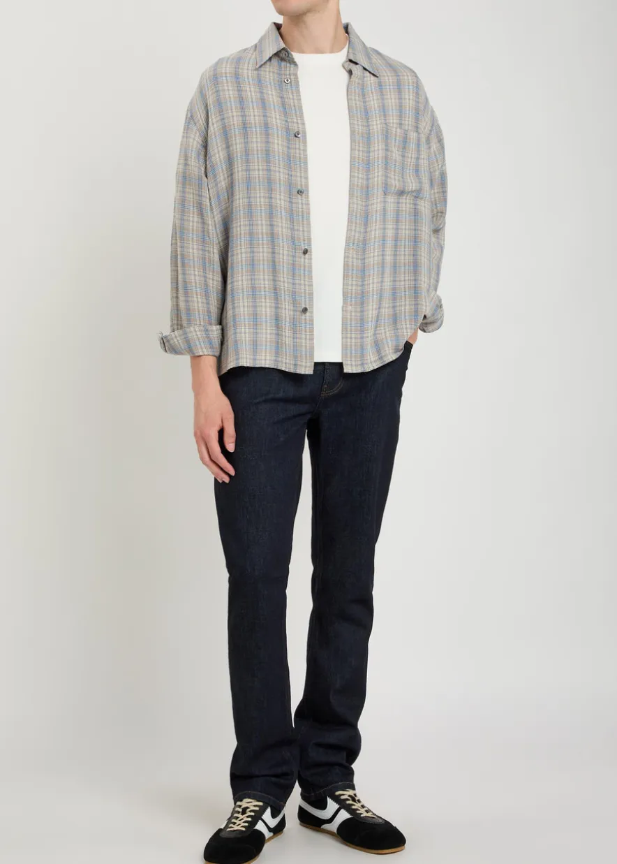 Modern straight-leg jeans