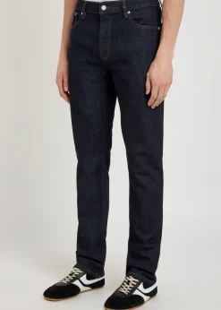 Modern straight-leg jeans