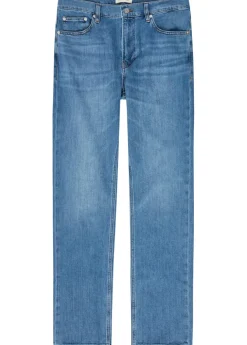Modern straight-leg jeans