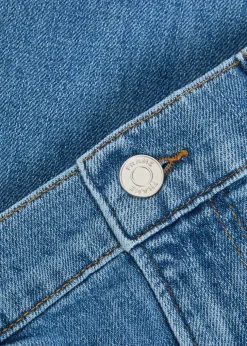Modern straight-leg jeans
