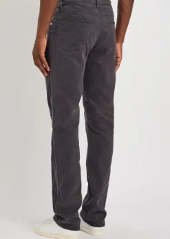 Modern straight-leg twill jeans