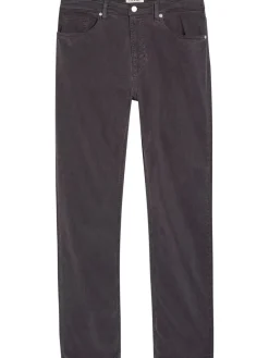 Modern straight-leg twill jeans