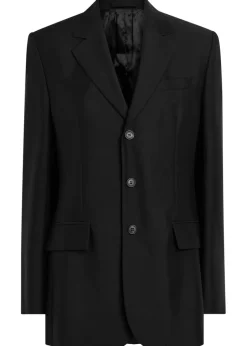 Mohair-blend blazer