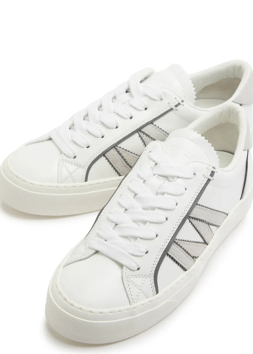Monaco 2 panelled leather sneakers