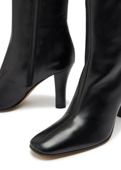 Mona 80 leather mid-calf boots