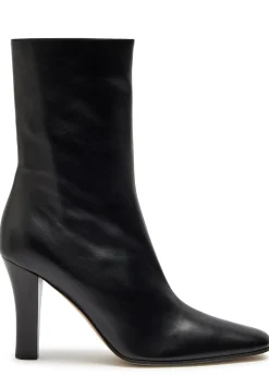 Mona 80 leather mid-calf boots