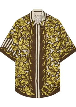 Mona printed hemp shirt