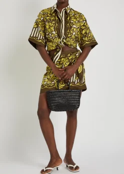 Mona printed hemp shirt