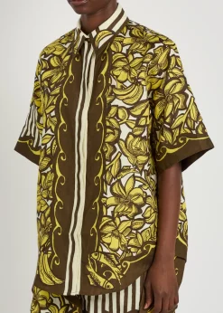 Mona printed hemp shirt