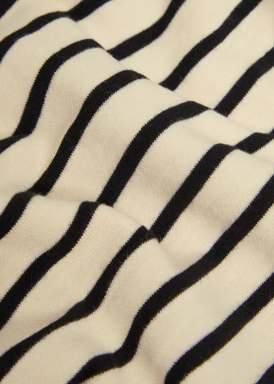 Mona striped cotton-blend mini dress
