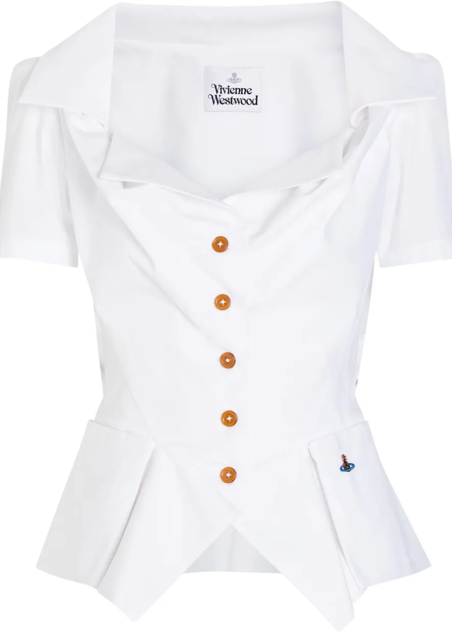 Monday tailored cotton-poplin shirt