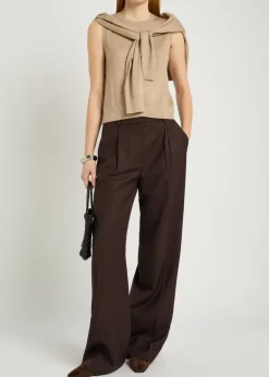Moni wool and cashmere-blend tank