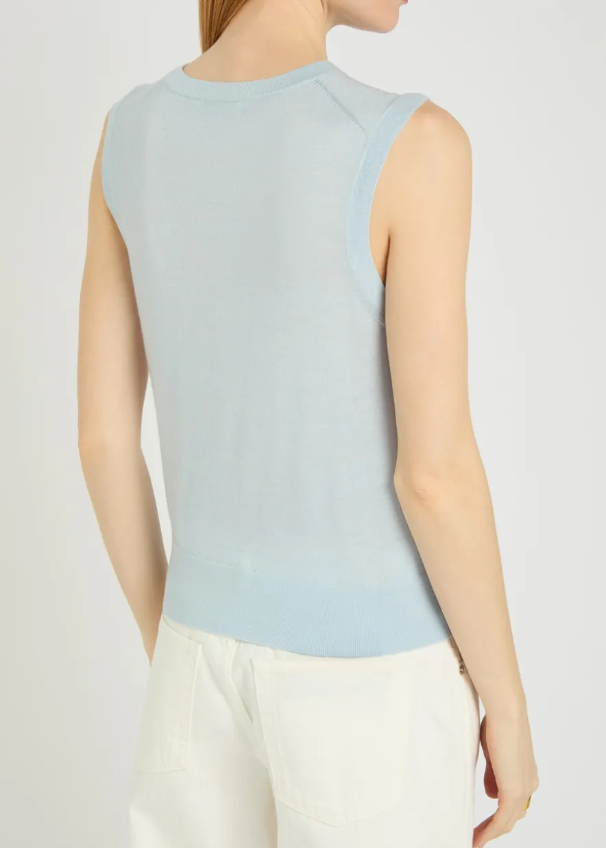 Moni wool and cashmere-blend tank top