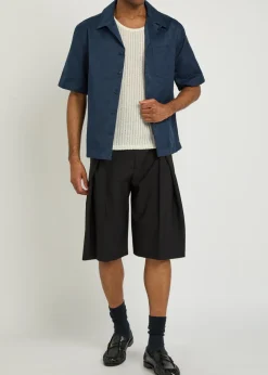 Monogram cotton shirt